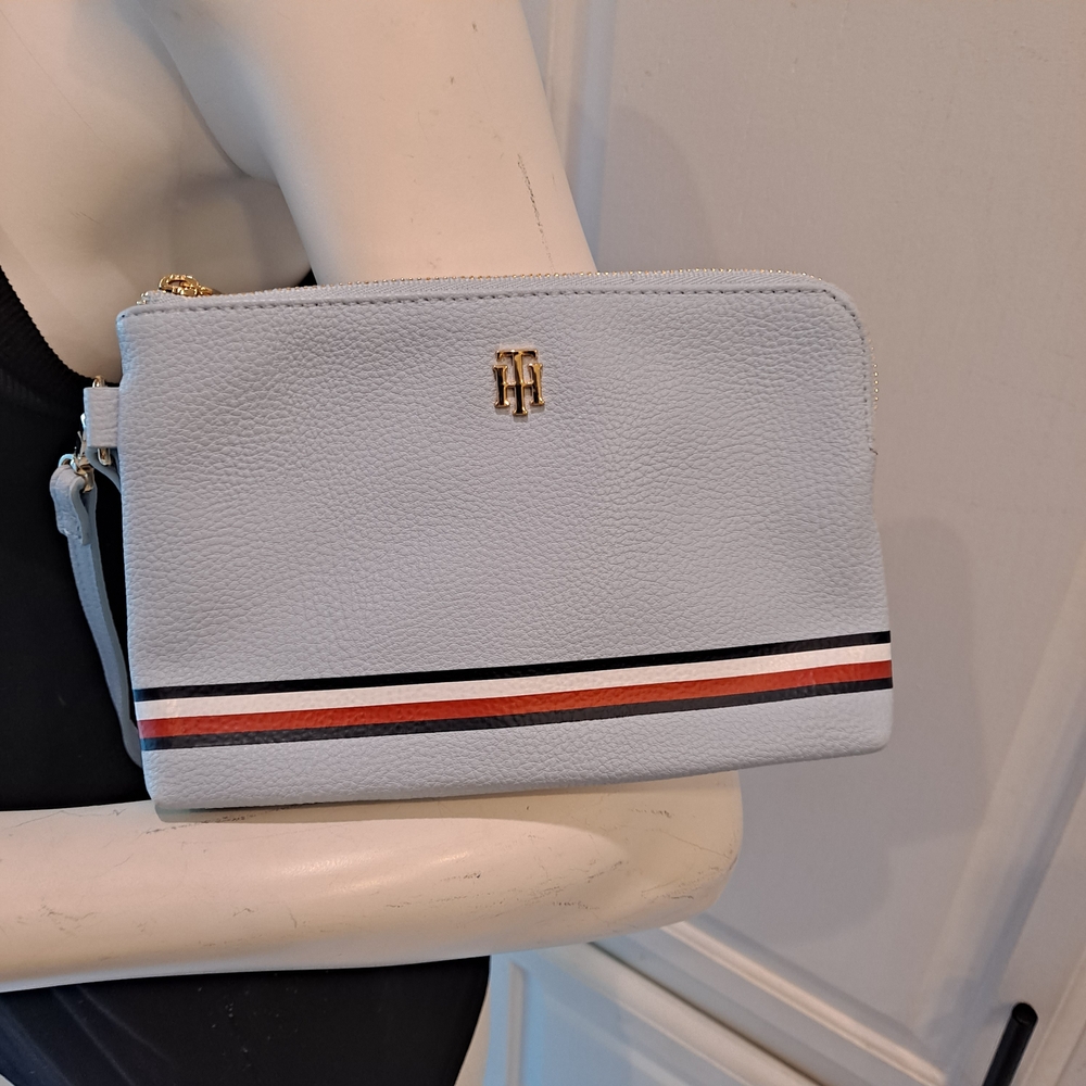 Tommy Hilfiger Light Blue Clutch